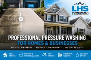 Read more about the article What Is Professional Pressure Washing?