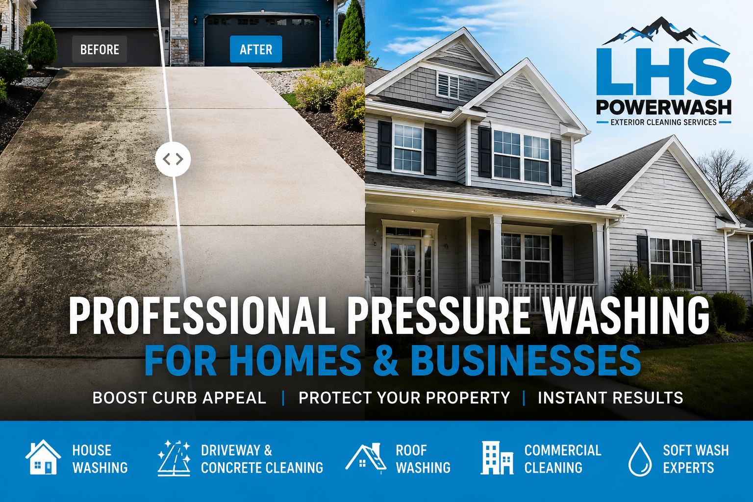 You are currently viewing What Is Professional Pressure Washing?